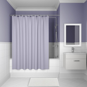 Штора для ванной Iddis Decor 180х200 полиэстер D26P218i11 фиолетовый Водяной