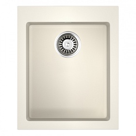 Мойка для кухни Omoikiri Bosen 41-WH 4993144 прямоуг. 41х50 глуб. 23,4см (толщ.10мм) вып. 3 1/2" (врезная) белая