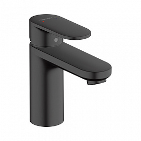 Смеситель для умывальника (раковины) Hansgrohe Vernis Blend 71551670 чёрный латунь Водяной