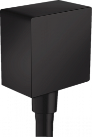 Шланговое подключение для душа Hansgrohe Fixfit Square 26455670 латунь чёрное