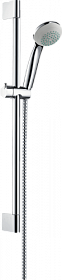 Душевая стойка с лейкой и шлангом Hansgrohe Crometta 85 Mono 669 мм d85 мм круглая 1-реж. 27728000 хром