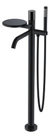Смеситель для ванны/душа (короткий излив) Boheme Stick Black Diamond Black 129-BB чёрный латунь