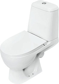 Унитаз-компакт напольный Sanita Luxe Max Comfort сид.дюр. микролифт WC.CC/Max/2-DM/WHT.G/S1