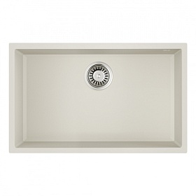 Мойка для кухни Omoikiri Tedori 66-U-WH 4993975 прямоуг. 66х42 глуб. 20см (толщ.10мм) вып. 3 1/2" (подстольная) белая
