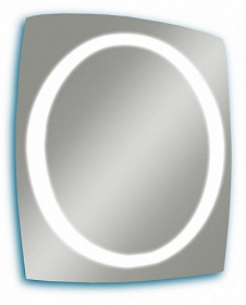 Зеркало Marka One Ventoso 70 белое LED подсветка У22828 Водяной