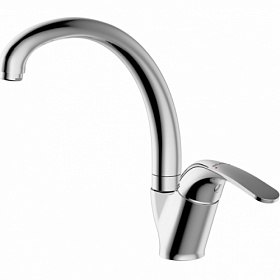 Смеситель для кухни (мойки) Bravat Fit F7135188CP-1-RUS хром латунь