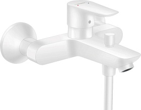 Смеситель для ванны/душа (короткий излив) Hansgrohe Talis E 71740700 белый латунь Водяной