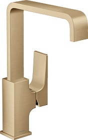 Смеситель для умывальника (раковины) Hansgrohe Metropol 32511140 бронза латунь