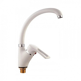 Смеситель для кухни (мойки) Loffrey H825 LF85925Н белый цинк