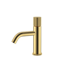 Смеситель для умывальника (раковины) Boheme Stick Gold Linea 121-GG.3 золото латунь