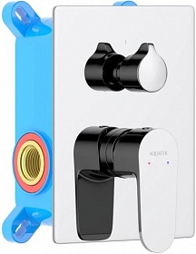 Смеситель для душа внеш. и скрытая часть (в сборе) Aquatek Оберон AQ1246CR хром латунь