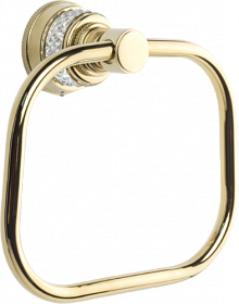 Полотенцедержатель кольцо Boheme Aura 10245-G золото
