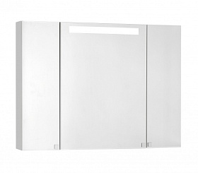 Зеркало-шкаф Акватон Мадрид 100 белое LED подсветка 1A111602MA010