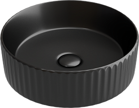 Раковина (умывальник) Ceramica Nova Element 36 чёрная накладная (чаша на столешницу) CN6057MB