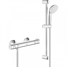 Смеситель для душа термостат Grohe Grohtherm SmartControl 34565001 хром латунь