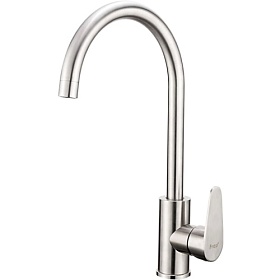 Смеситель для кухни (мойки) Frap H48 F4048 сатин нерж. сталь