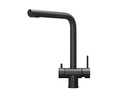 Смеситель для кухни (мойки) Granula Kitchen Space KS-7011 черный матовый с переключ.для фильтра питьевой воды чёрный нерж. сталь Водяной