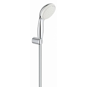 Душевая лейка с шлангом и держателем Grohe Tempesta New 27799001 хром Водяной