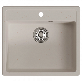Мойка для кухни Mixline ML-GM15 551918 прямоуг. 56х50 глуб. 18см вып. 3 1/2" (врезная) белая