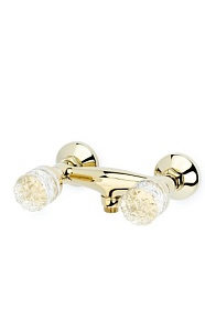 Смеситель для душа Boheme Crystal 294-CRST золото латунь Водяной