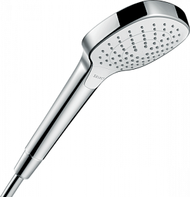 Лейка для душа Hansgrohe Croma Select E Vario 3-х реж. d110 мм 26812400 белая/хром квадратная Водяной