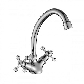 Смеситель для кухни (мойки) DecoRoom DR54 DR54028 хром латунь