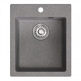 Мойка для кухни Mixline ML-GM14 551908 прямоуг. 42х50 глуб. 19см вып. 3 1/2" (врезная) графит