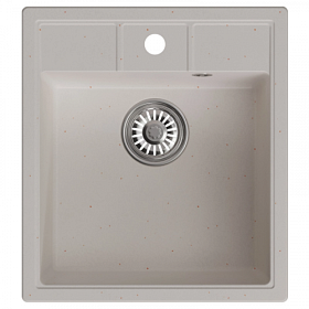 Мойка для кухни Mixline ML-GM28 552181 прямоуг. 45х50 глуб. 19см вып. 3 1/2" (врезная) белая