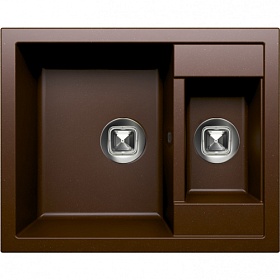 Мойка для кухни Tolero Classic R-109.817 прямоуг. 62х50 глуб. 21,6см вып. 3 1/2" (врезная) коричневая