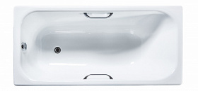 Ванна чугун 150х70 Универсал Ностальжи прямоугольная с ручками ножки отдельно
