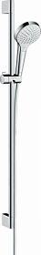 Душевая стойка с лейкой и шлангом Hansgrohe Croma Select S Vario Uni 959 мм d110 мм круглая 3-х реж. 26572400 хром Водяной