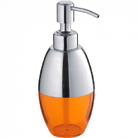 Дозатор жидкого мыла пластик Ledeme L422-27 оранжевый Водяной