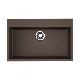 Мойка для кухни Omoikiri Tedori 79-DC 4993952 прямоуг. 79х51 глуб. 20см вып. 3 1/2" (врезная) темный шоколад