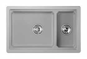 Мойка для кухни Granula KS-7304U арктик прямоуг. 73х45 глуб. 22см вып. 3 1/2" (подстольная) арктик