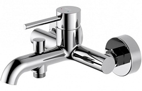 Смеситель для ванны/душа (короткий излив) Aquatek Европа AQ1340CR хром латунь