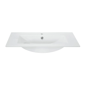 Раковина (умывальник) Sanita Luxe Quadro 90 встраиваемая сверху WB.FN/Quadro/90-C/WHT.G/S1