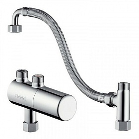 Смеситель для умывальника (раковины) термостат Hansgrohe Ecostat 15346000 хром латунь
