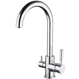 Смеситель для кухни (мойки) Frap H52 F4352 с переключ.для фильтра питьевой воды хром латунь