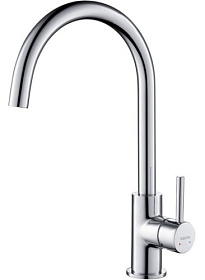 Смеситель для кухни (мойки) Aquatek Европа AQ1382CR хром латунь