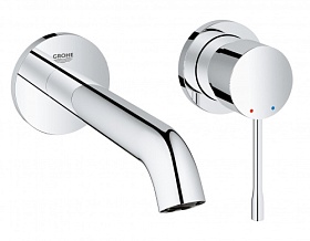 Смеситель для умывальника (раковины) (внешняя часть) Grohe Essence+ 19408001 хром латунь
