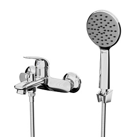 Смеситель для ванны/душа (короткий излив) Lemark Advance LM1214C хром латунь