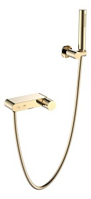Смеситель для ванны/душа (короткий излив) Boheme Stick Gold Diamond Gold 123-GG золото латунь Водяной