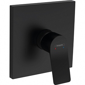 Смеситель для душа (внешняя часть) Hansgrohe Vivenis 75615670 чёрный латунь