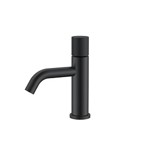 Смеситель для умывальника (раковины) Boheme Stick Matt Black Spirale 121-BB.4 чёрный латунь