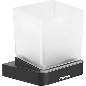 Держатель для стакана стекло мат. Ravak 10° X07P557 чёрный