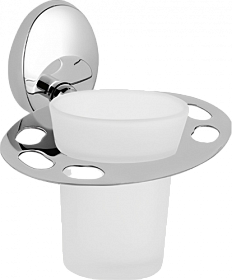 Держатель для стакана стекло/металл Haiba HB16 HB1606-1 хром
