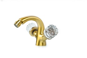 Смеситель для биде Boheme Crystal 316-CRST бронза латунь