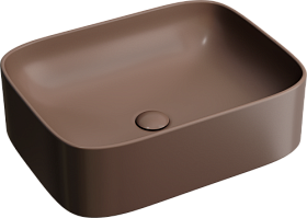 Раковина (умывальник) Ceramica Nova Element 50 коричневая накладная (чаша на столешницу) CN6052MDB Водяной