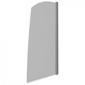 Шторка на ванну жёст. 80х140 Good Door R-80-C-CH Screen ПД00088 распашная 