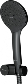 Душевая лейка с шлангом и держателем AM.PM Gem F0119022 чёрная